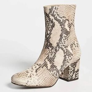 Free People Snake Skin Boots